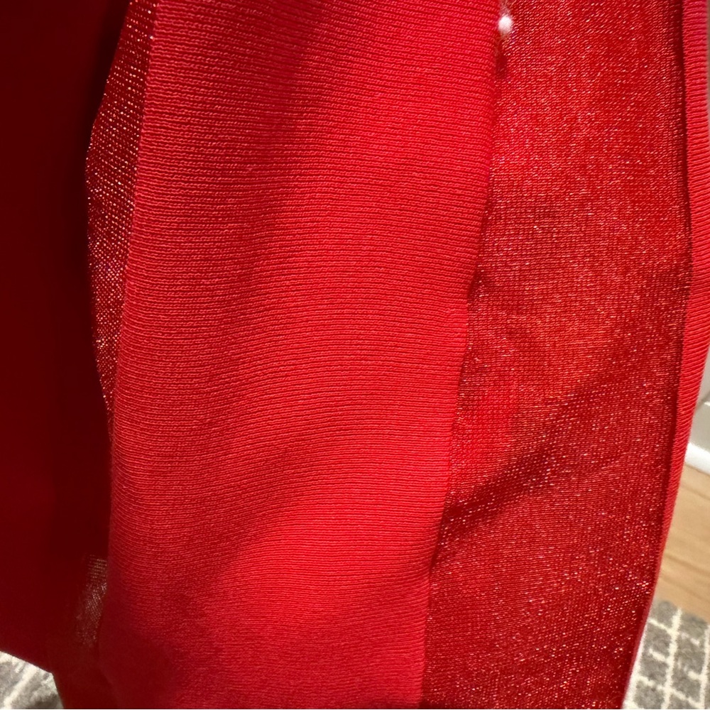 COS Red Racerback Pleated Maxi Dress Spring/Summer ‘24 - Picture 6 of 8